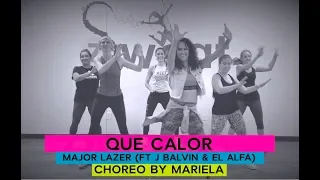 Que Calor / ZUMBA / Major Lazer (ft J Balvin & El Alfa) / Choreo by Mariela