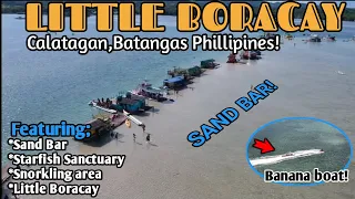 White Sands & Crystal Clear Water at LITTLE BORACAY | FLOATING COTTAGES in CALATAGAN BATANGAS!