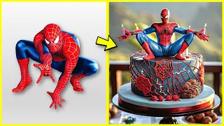 SUPERHEROES but Birthday Cake 💥 All Characters #ironman  #avengers #superheroe #dc   #marvel #shorts