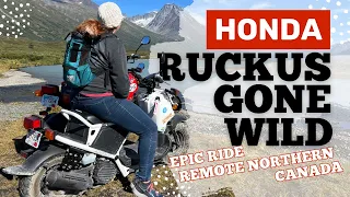 Off the Beaten Path: Discovering Remote Northern Canada Lake on Honda Ruckus Scooters