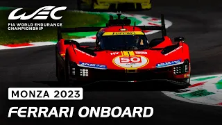 Jump Onboard the Ferrari Hypercar No.50 ⚡️ I 2023 6 Hours of Monza I FIA WEC