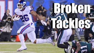 NFL Best "Tackle Breaking" Plays (PT. 1)