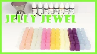 DIY 'Soft Jelly Jewel pudding' learn colors and Jelly Cutting(TAK Toys And Kids)