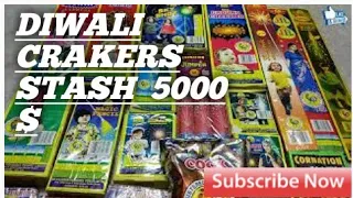 Diwali Crackers Stash 2k19 || Crackers under 5000