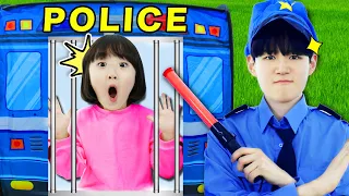 POLICE KIDS!! Funny Pretend Playing Police - 마슈토이 Mashu ToysReview