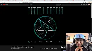 (First time hearing) Dimmu Borgir - Progenies of the Great Apocalypse (Lyrics) (Reaction)