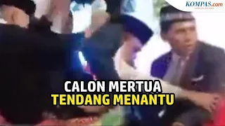 Calon Mertua Mengamuk hingga Tendang Menantu Saat Akad Nikah