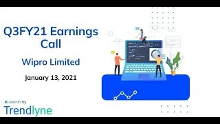 Wipro Earnings Call for Q3FY21
