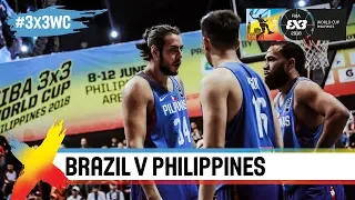 Philippines dominate Brazil in opening game! | Full Game | FIBA 3x3 World Cup 2018