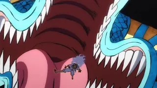 kaido eats luffy| gear 5 luffy funny moment |kaido eat luffy