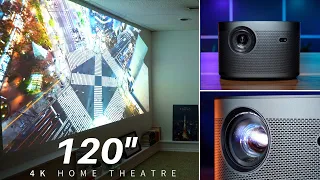 The AI Powered 120" 4K Projector Setup - XGIMI Horizon Pro