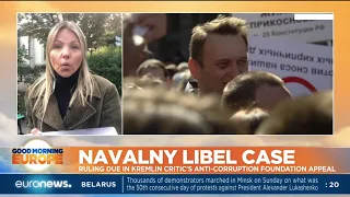 Navalny libel case: Ruling due in Kremlin critic's anti-corruption foundation appeal
