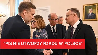 Zandberg: PiS nie utworzy rządu w Polsce || Konferencja Lewicy po spotkaniu z Dudą.