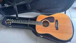 Đàn guitar acoustic Yamaha L5. Giá: 7 triệu ( test guitar Yamaha L5) 0936057750 zalo