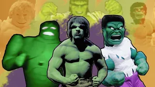 Evolution of Hulk's NON-MOVIE Appearances & Costumes (Live Action)