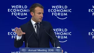 Special Address by Emmanuel Macron, President of France at World Economic Forum  2018 in Davos