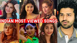 Top 75 Most Viewed Indian Songs on Youtube of All Time | Most Watched Indian Songs REACTION!!