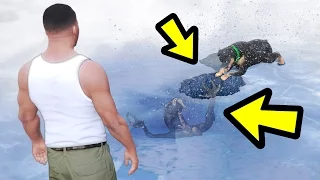 WHAT HAPPENS IF YOU TAKE CHOP TO THE ALIEN? (GTA 5)