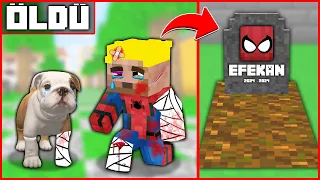 SÜPER KAHRAMAN EFEKAN ÖLDÜ! 😱 - Minecraft ZENGİN FAKİR HAYATI