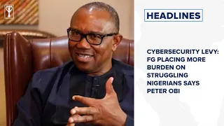 Cybersecurity levy: FG placing more burden on struggling Nigerians says Peter Obi