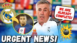 LAST MINUTE! ANCELOTTI TALKS ABOUT MBAPPE! SURPRISED EVERYONE! | REAL MADRID NEWS