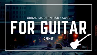 Urban Modern R&B/Soul Backing Track for Guitar // C Minor // 70 BPM