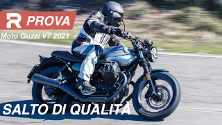 Moto Guzzi V7 2021 - Test - We hop on one of the most celebrated and well-known Moto Guzzi models