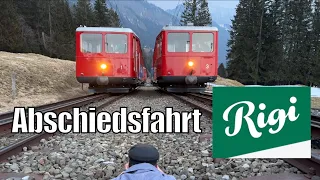 Rigi Bahnen Abschiedsfahrt Triebwagen 1 - 4