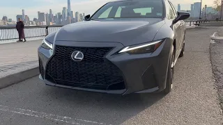 2022 Lexus IS350 F Sport Walk-Around in Hoboken, NJ with NYC Views!