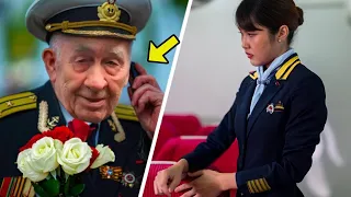 Crew Denies Old Veteran Access On Plane. When He Makes A Phone Call, They Turn Pale!