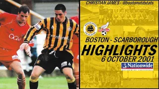 Boston United vs Scarborough 2001 Highlights