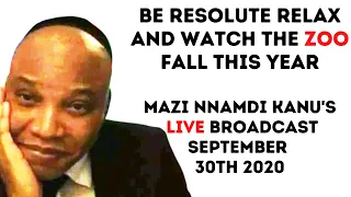 Mazi Nnamdi Kanu's LIVE Broadcast on this day the 30th of September 2020  #BiafraExit is inevitable