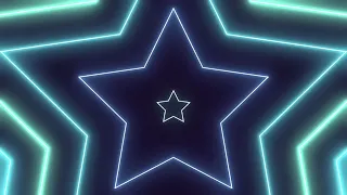 Неоновая звезда,футаж / background, futage neon star