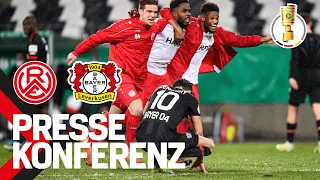 1:2 – Bitteres Pokal-Aus in Essen | Pressekonferenz nach RW Essen vs Bayer 04 Leverkusen | DFB-Pokal