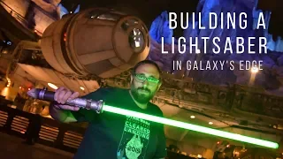 Building a Lightsaber in Galaxy's Edge is INCREDIBLE