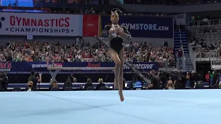 Zoe Miller - Floor Exercise - 2021 U.S. Gymnastics Championships - Senior Women Day 2