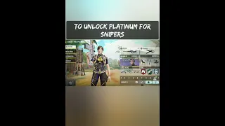 What are the Snipers you can skip but still unlock the platinum camo? || Cod Mobile