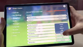 Genshin Impact Max Settings 4K test for Xiaomi Pad 5 - Gameplay Android / iOS