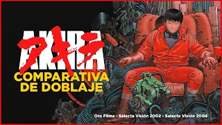 AKIRA | COMPARATIVA de DOBLAJE en CASTELLANO