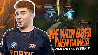 We won BOFA them games! | 2021 LEC Highlights Summer Week 2