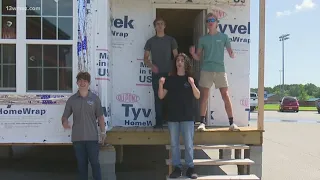 West Laurens High School construction class builds little house for auction