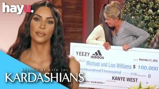 Kim & Kanye Donate 100K To A Firefighter and His Wife | Season 16 | Keeping Up With The Kardashians