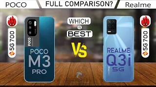 POCO M3 PRO vs Realme Q3i  Full Specifications | Realme vs POCO