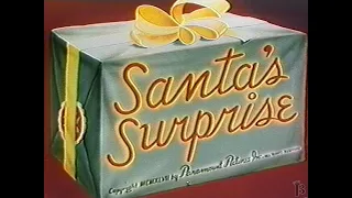 Santa's Surprise 1989 (1947) Christmas Cartoon (720p, 60fps)