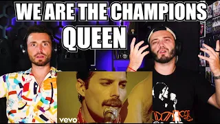 QUEEN - WE ARE THE CHAMPIONS (Official Live Video) | FIRST TIME REACTION