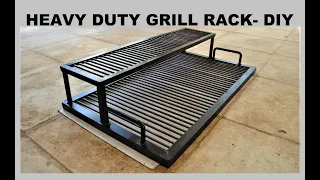 HEAVY DUTY BBQ GRILL RACK - DIY