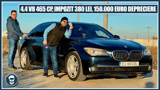 Cum să fentezi IMPOZITUL! 4.4 V8 BITURBO 465 CP, 380 LEI impozit, BMW AcitveHybrid7 @DCLeulescu