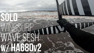 solo wingSURF sesh rockin' the HA680 (1st time)