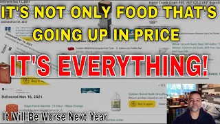 I COMPARED THE PRICES OF 14 ITEMS I PURCHASED IN 2021 TO TODAY'S PRICES