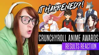 First Reactions to Crunchyroll Anime Awards Results